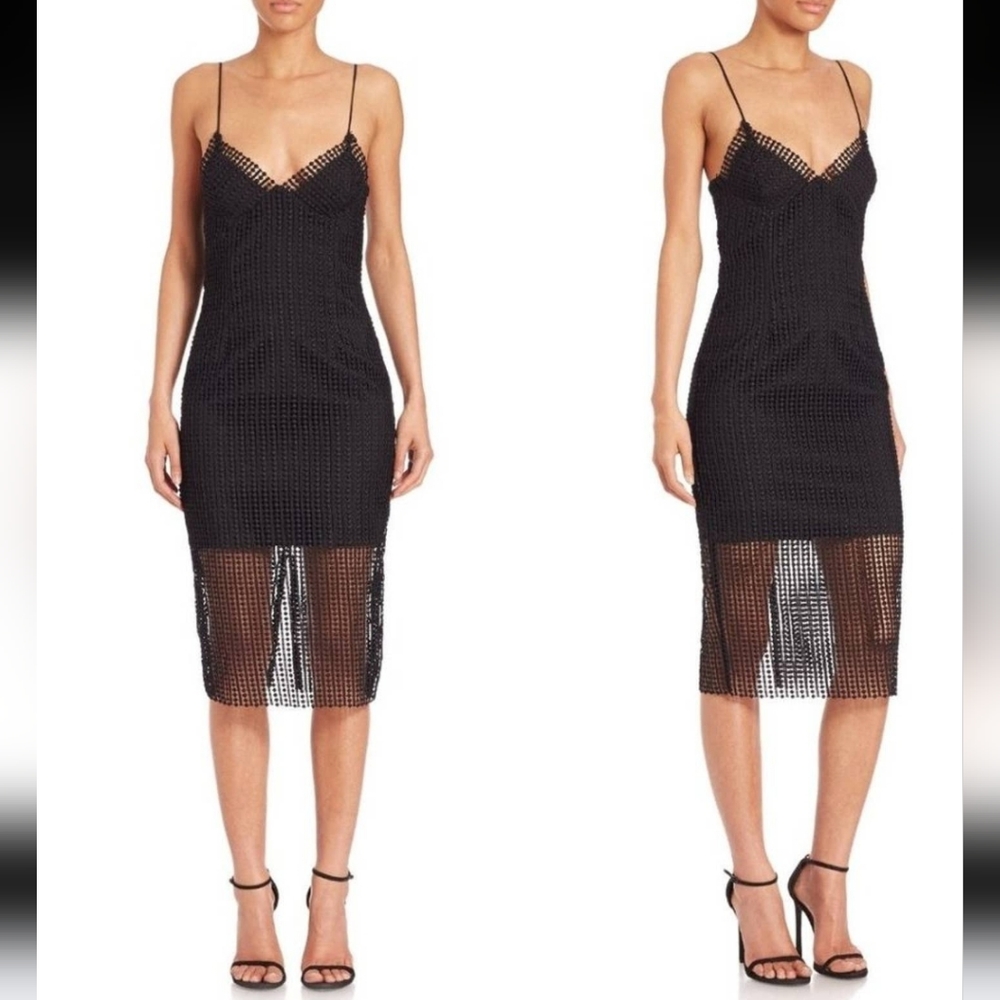NICHOLAS  Dot Lace Bra Dress size 8